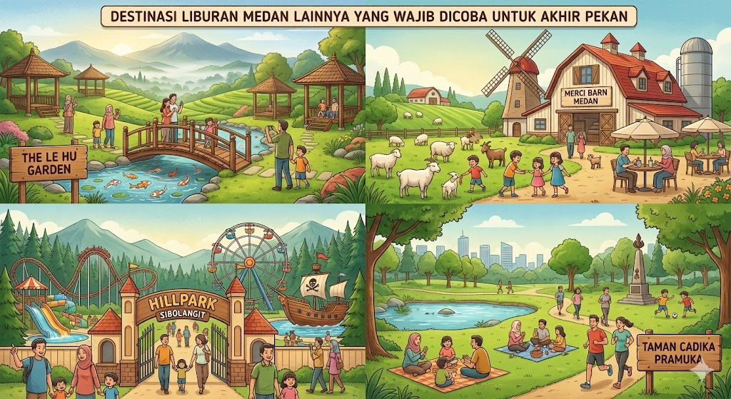 Destinasi Liburan Medan Lainnya yang Wajib Dicoba untuk Akhir Pekan