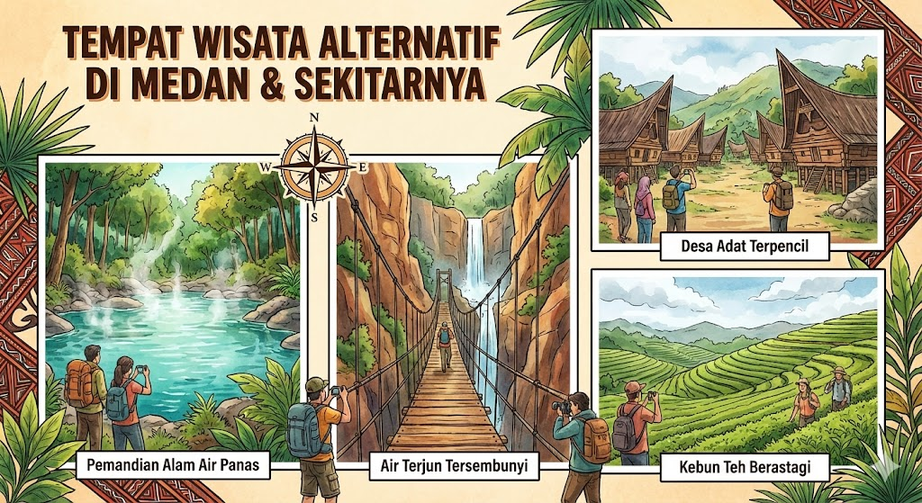 Tempat Wisata Alternatif di Medan dan Sekitarnya